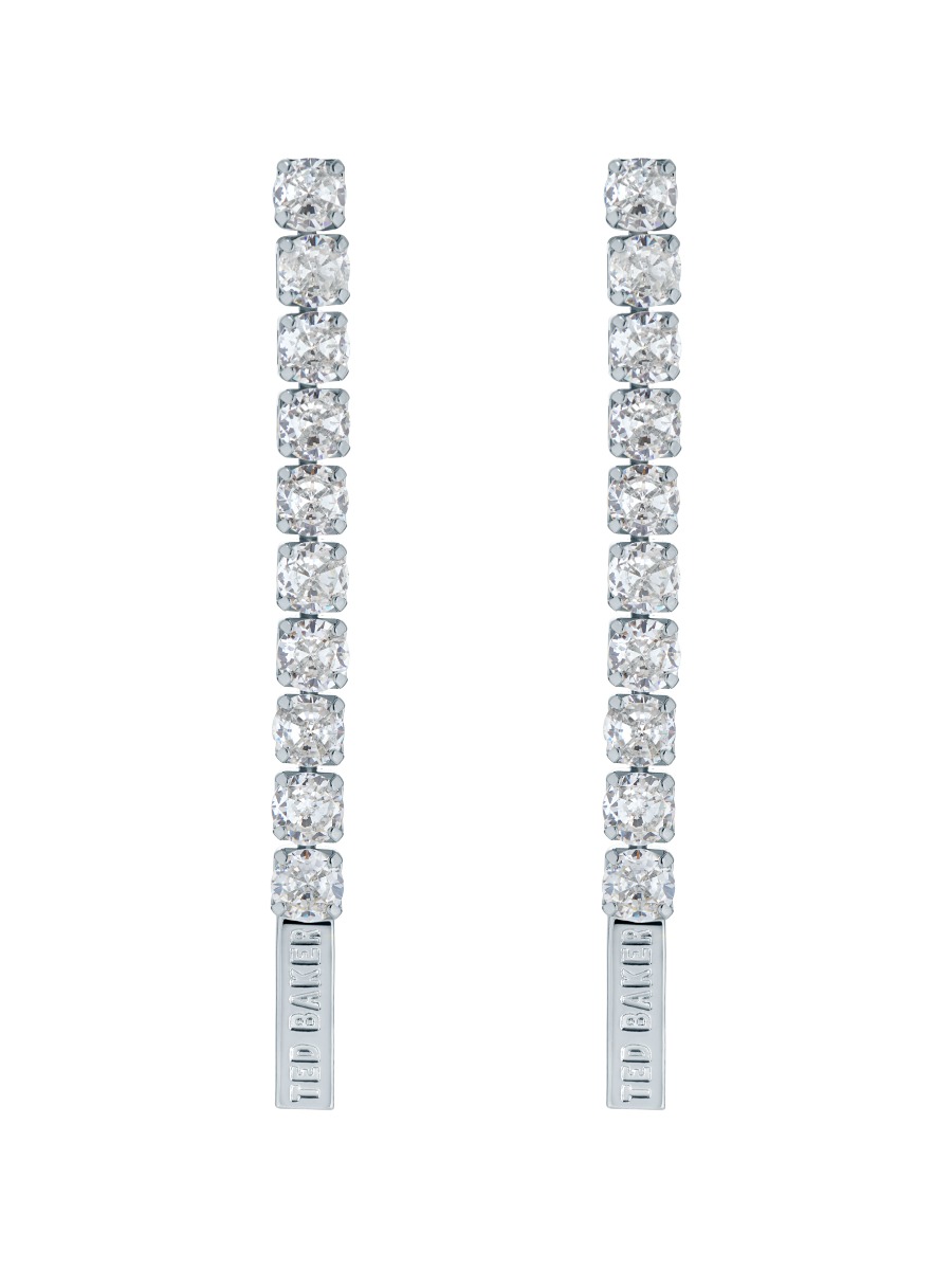 Ted Baker Mellsie journey pitkät hopeanväriset korvakorut 06-TBJ3662-01-02