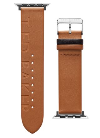 Ted Baker Apple Watch ruskea nahkaranneke 42/44/45/49 mm BKS42F118B0