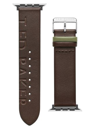 Ted Baker Apple Watch ruskea nahkaranneke 42/44/45/49 mm BKS42F120B0