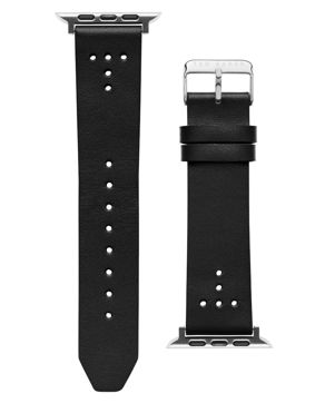 Ted Baker Apple Watch musta nahkaranneke 42/44/45/49 mm BKS42S221B0