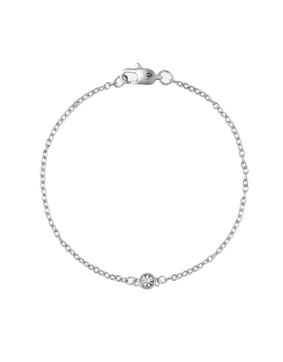 Mockberg Thin diamond rannekoru hopeanvärinen small MO330