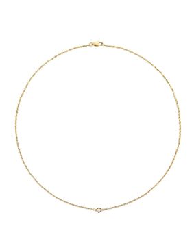 Mockberg Thin diamond kaulakoru kullanvärinen MO560