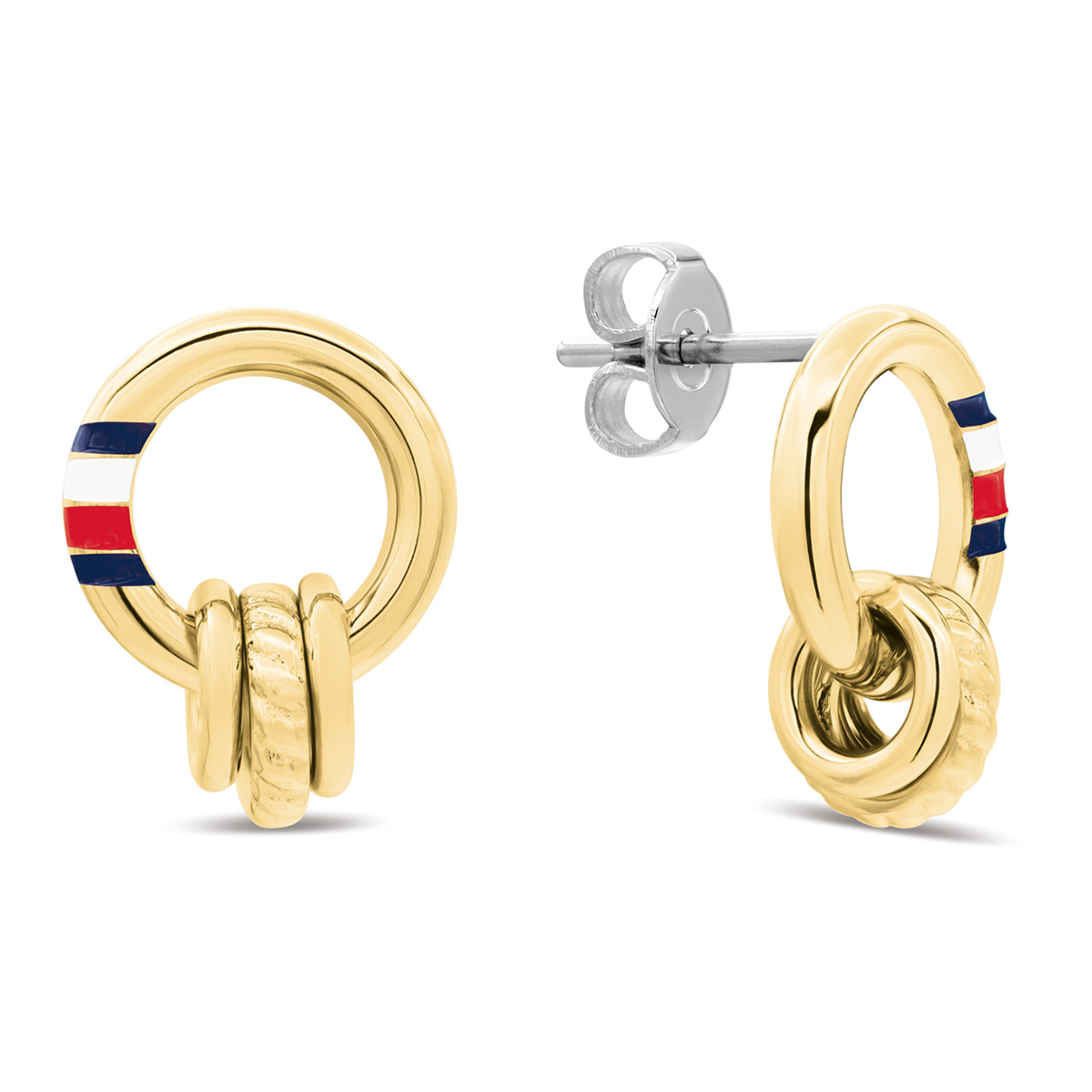 Tommy Hilfiger Feminine Rope korvakorut kullattu 2781062