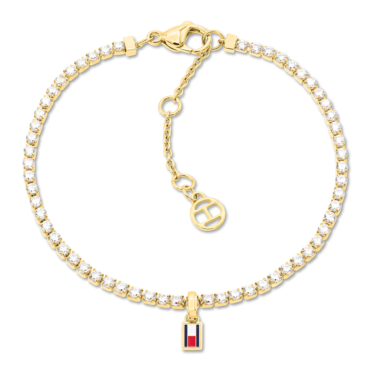 Tommy Hilfiger tennis rannekoru kullattu 2781093