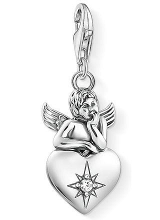 Thomas Sabo Charm Club Guardian angel heart with silver hela 1735-643-14