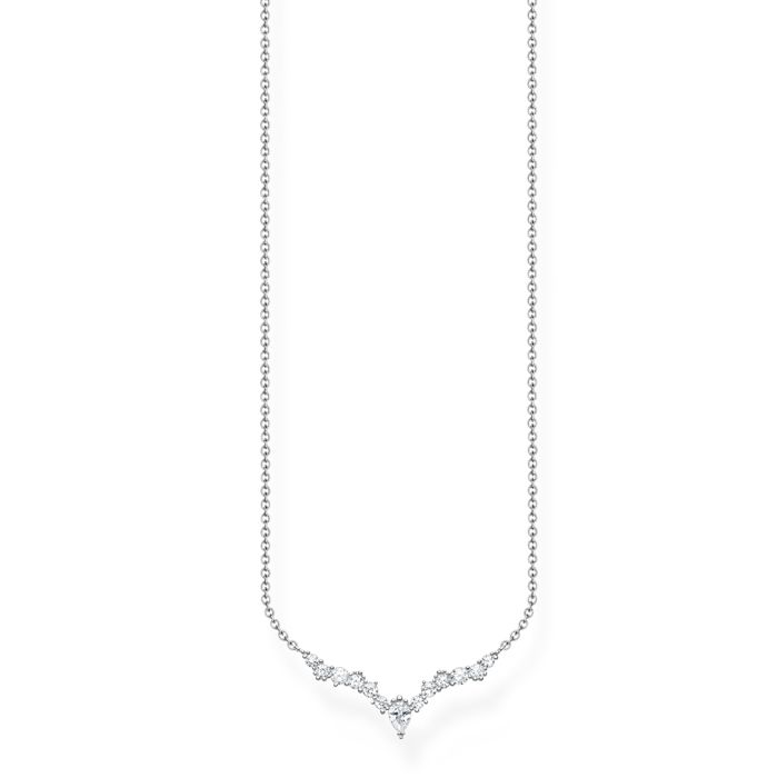 Thomas Sabo Jégkristály ezüst nyaklánc cirkóniával KE2172 051 14 L45v Thomas Sabo Jégkristály ezüst nyaklánc cirkóniával KE2172 051 14 L45v