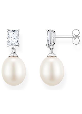 Thomas Sabo Pearls and Chains Pearl with white stones silver helmikorvakorut H2241-167-14