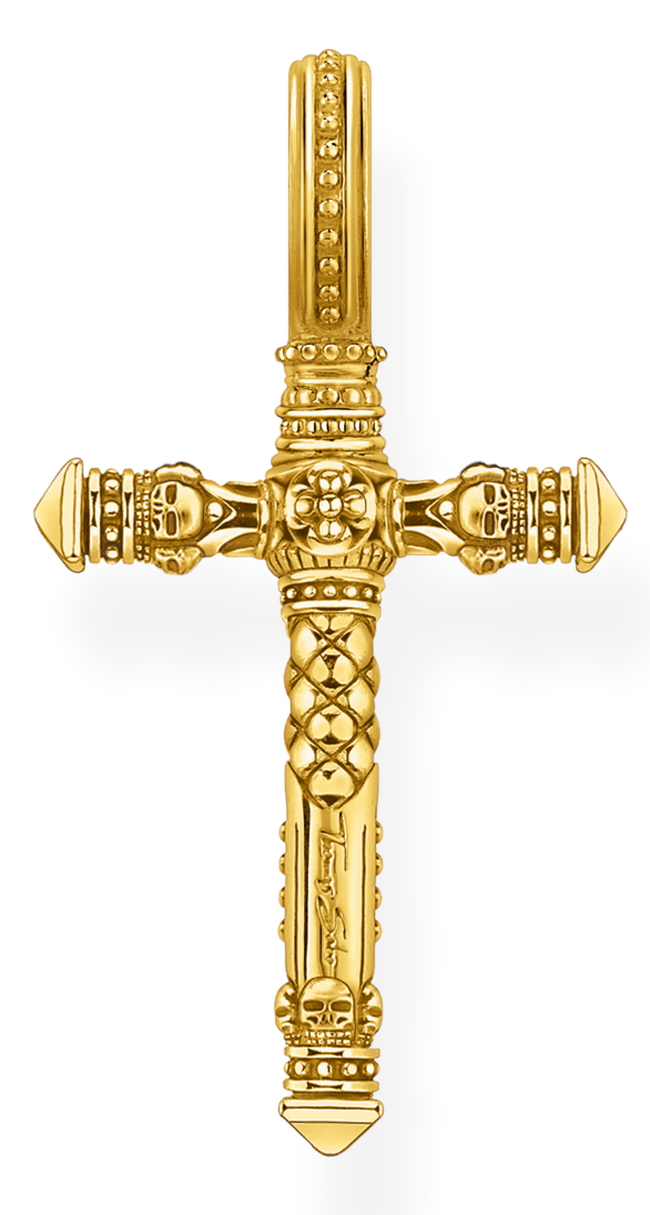 Thomas Sabo cross gold riipus PE503-413-39