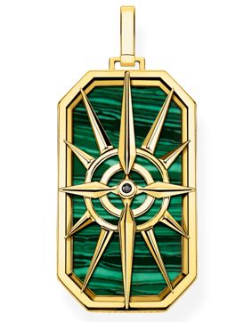 Thomas Sabo Compass star green riipus PE869-140-6