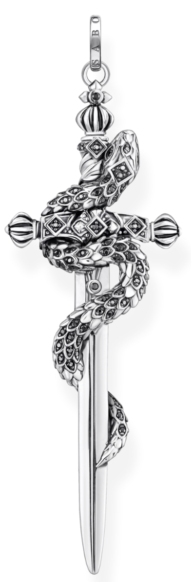 Thomas Sabo Rebel snake Blackened sword with snake riipus PE943-643-11