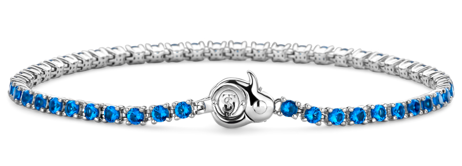 TI SENTO silver tennis rannekoru 2995DB