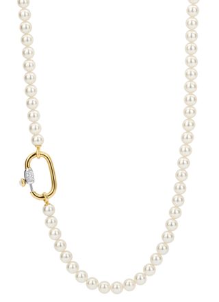 TI SENTO gold-plated silver pearl kaulakoru 3993PW