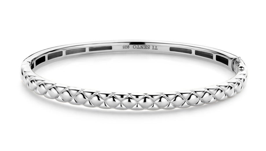 TI SENTO silver bangle rannerengas 23011SI/M