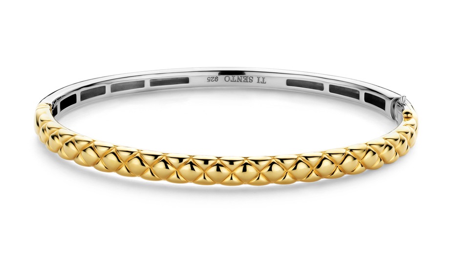 TI SENTO gold-plated silver bangle rannerengas 23011SY/M