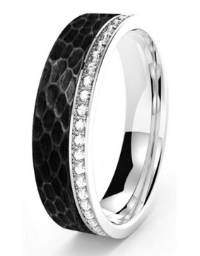 Bosie titaani & PVD sormus TICMPVD-129Z/5