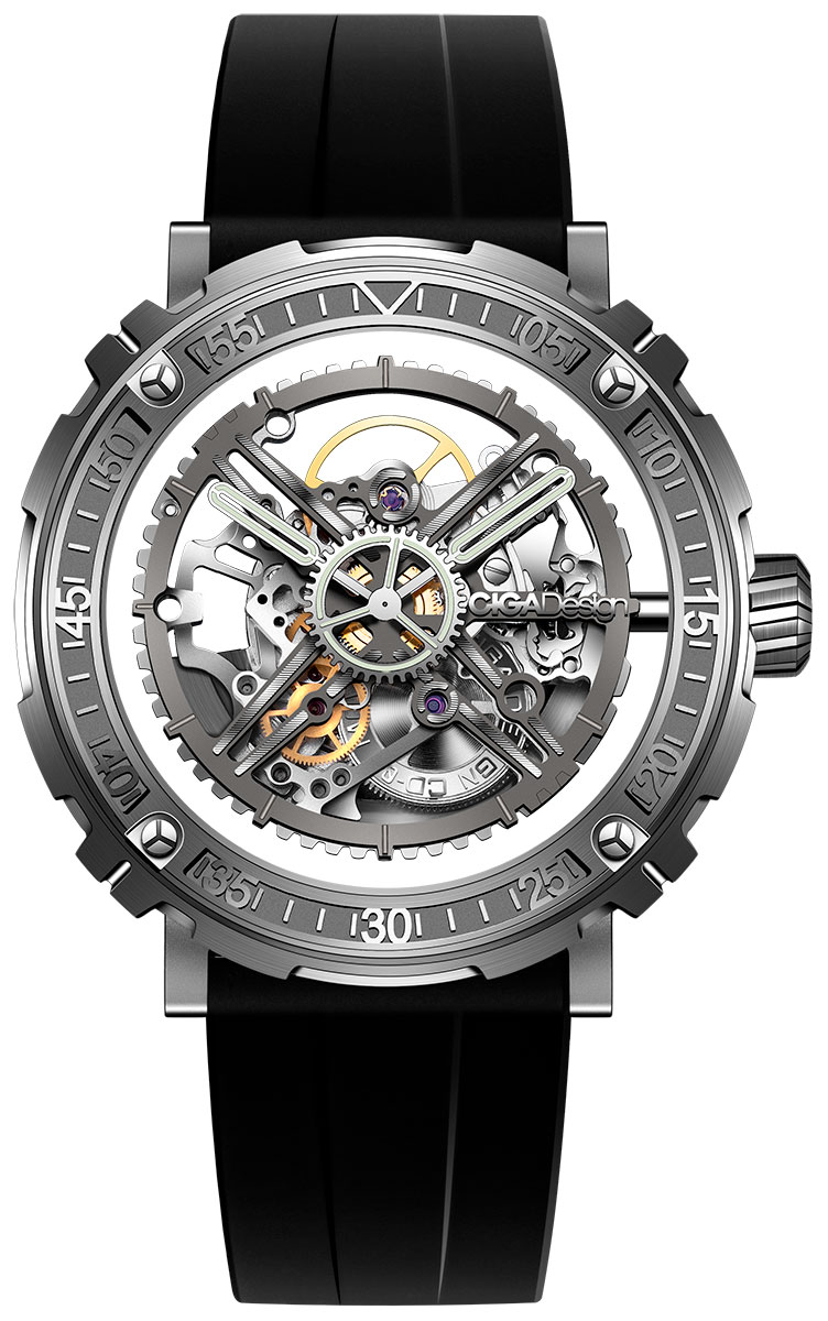 CIGA Design M Series Magician Automatic 3 in 1 Titanium M051-TT01-W6B