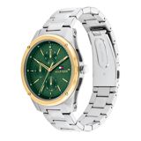 Tommy Hilfiger Tyler Silver Stainless steel green gold 1710537