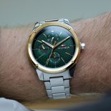 Tommy Hilfiger Tyler Silver Stainless steel green gold 1710537