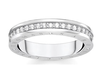 Thomas Sabo Sparkling circles silver allianssisormus TR2254-051-14