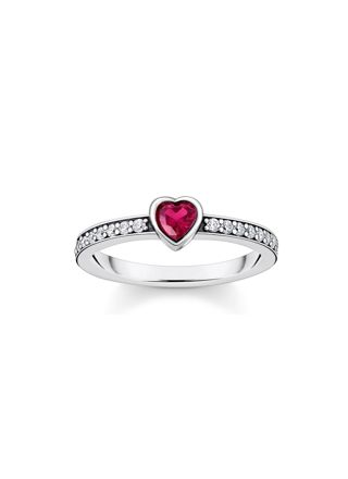 Thomas Sabo Glam & Soul Cosmic Amulet hopea sydänsormus TR2448-640-10
