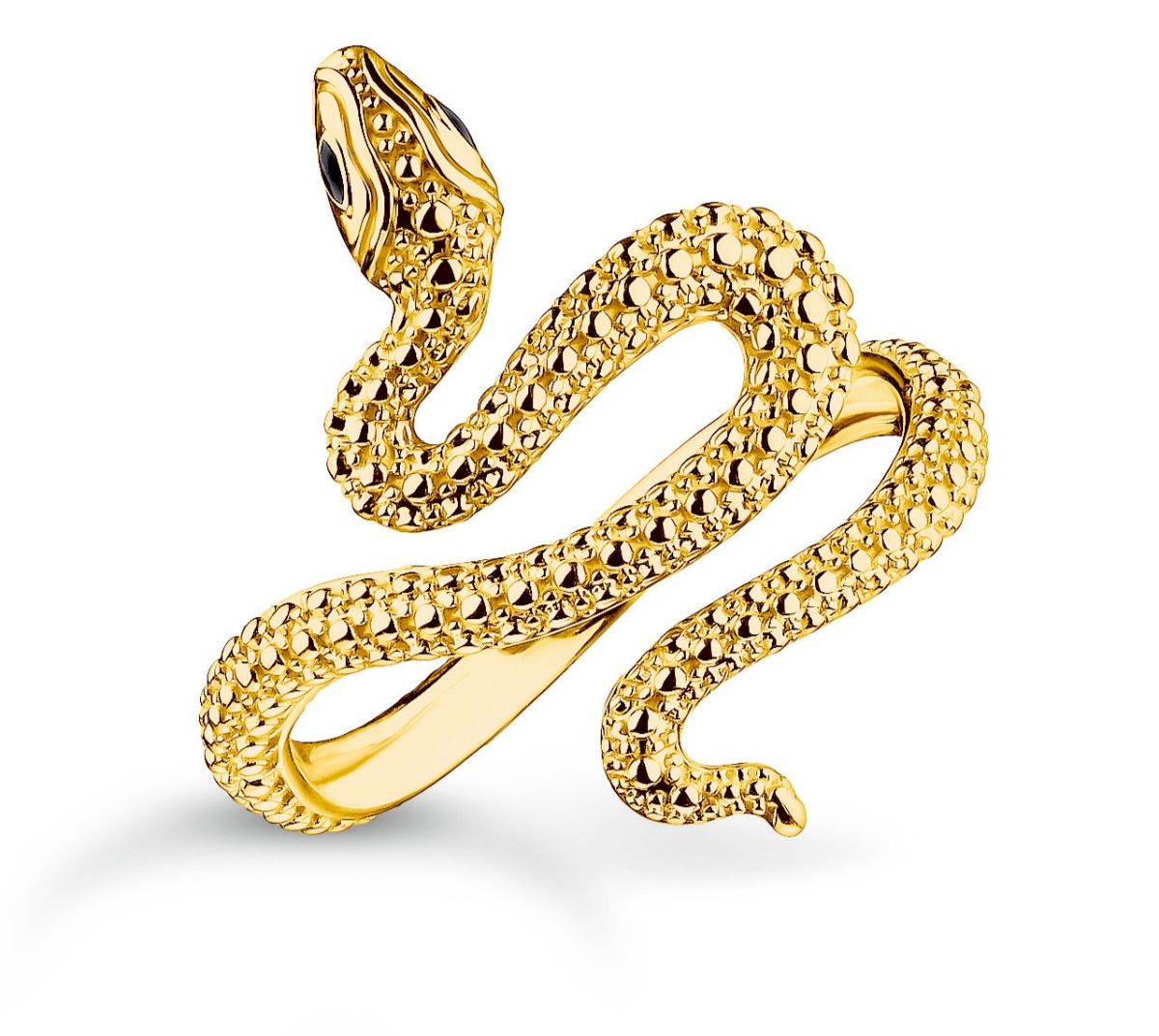Thomas Sabo True Romance Gold-plated snake Tempting Romance käärmesormus TR2483-427-39