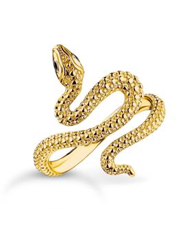 Thomas Sabo True Romance Gold-plated snake Tempting Romance käärmesormus TR2483-427-39