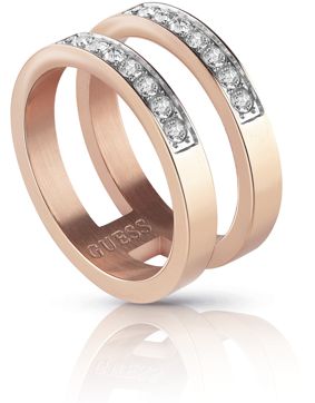 GUESS Love Knot sormus UBR78008 Rose Gold
