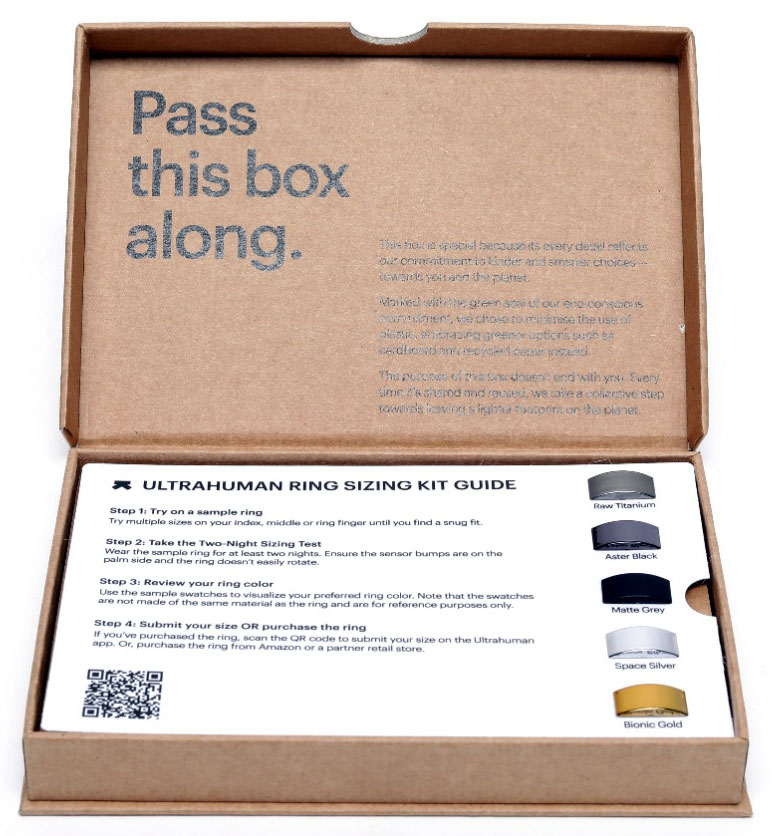 Ultrahuman Ring Air sovitussetti