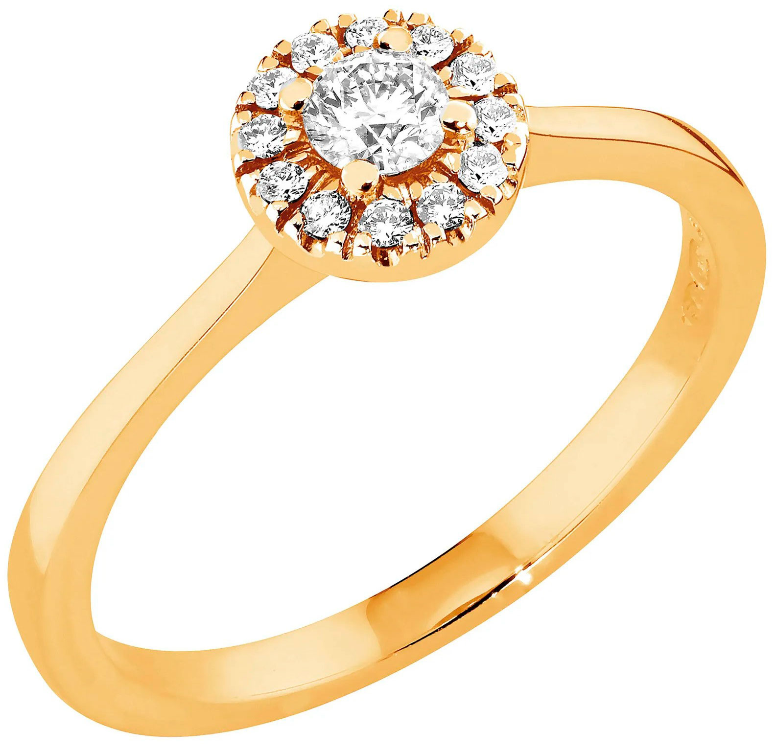 Sandberg Toivomuslähde timanttisormus halo V-687k