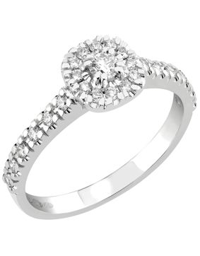 Sandberg Toivomuslähde timanttisormus V-703w