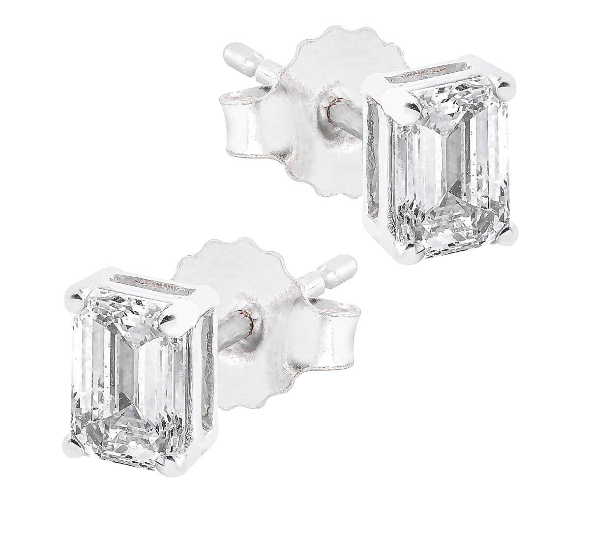 Midem Stockholm timanttikorvakorut 0,75ct valkokulta