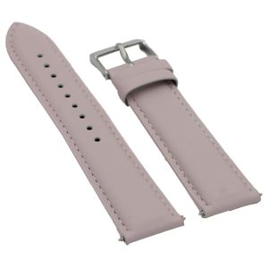 Tiima 20 mm vaaleanpunainen nahkaranneke hopeisella soljella main product photo