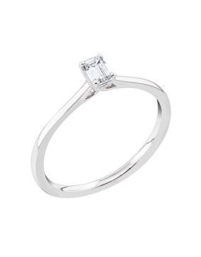 Midem Stockholm yksikivinen timanttisormus 0,25ct valkokulta