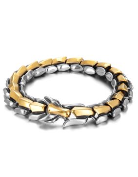 Varia Design Wolf-Viking Silver/Gold rannekoru