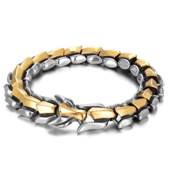 Varia Design Wolf-Viking Silver/Gold rannekoru