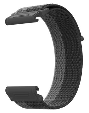 COROS Vertix 2 nailonranneke musta 26 mm WVTX2-WB-BLK-N