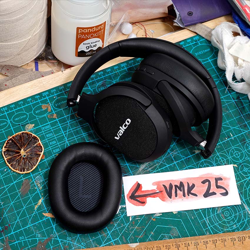 Valco VMK25 korvapehmuste musta