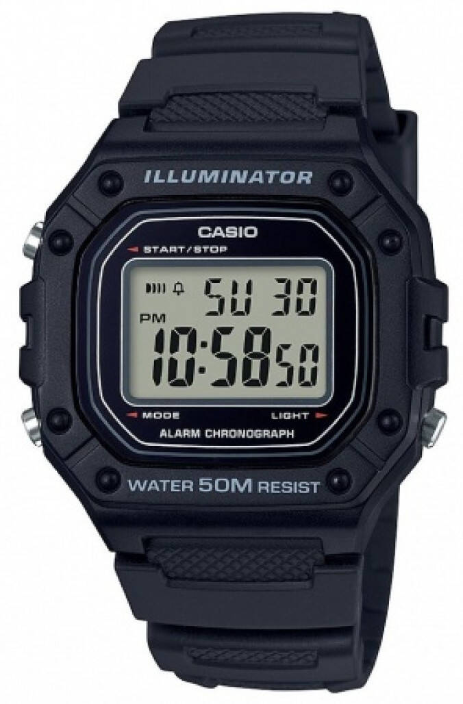 Digital watch W-218H-1AVEF