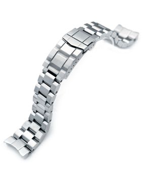 MiLTAT Hexad Brushed teräsranneke Seiko Samurai sarjaan SS221805B066