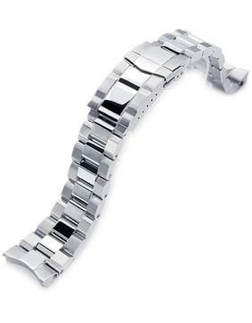 MiLTAT Hexad Brushed/Polished teräsranneke Seiko Samurai sarjaan SS221805P2S066