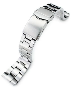 MiLTAT Super-O Boyer Brushed teräsranneke Seiko Turtle sarjaan SS221820B047