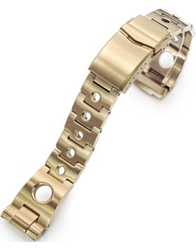 MiLTAT Rollball IP Gold teräsranneke Seiko Turtle sarjaan SS221820BFG089