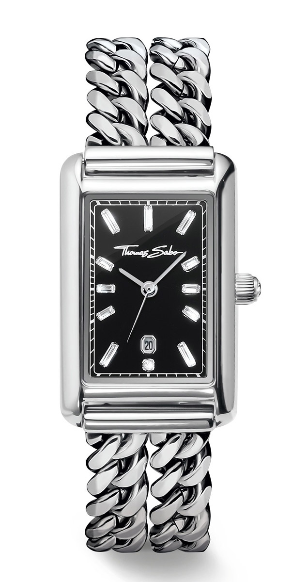 Thomas Sabo Rechteckig naisten kello WA0453-201-203-22 MM
