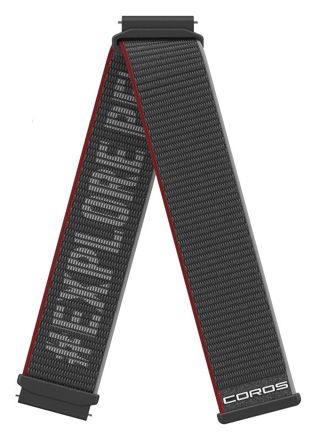 COROS APEX 2 Pro nailonranneke musta 22 mm WAPX2P-WB-BLK-N