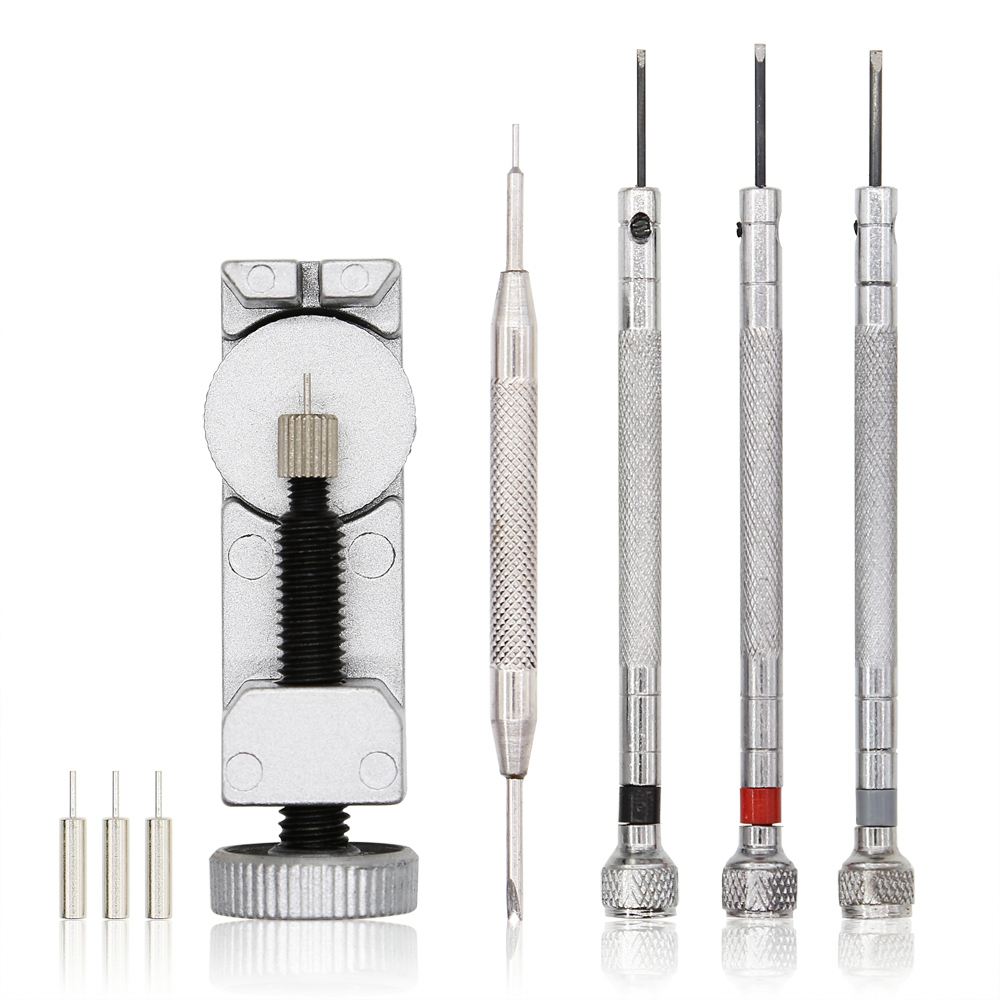 Tiera ruuvimeissseli kellon korjaukseen 3 osaa uritettu 1.0, 1.2, 1.4 UF-8302243