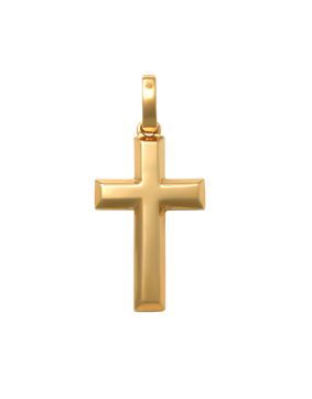 Lykken Crosses kultainen sileä ristiriipus 17.4 mm