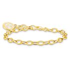 Thomas Sabo Charm Club Charmista shimmering gold pink enamel keräilyrannekoru X0287-427-39-L17