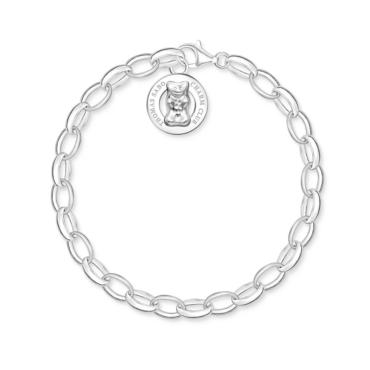 Thomas Sabo Haribo silver charm bracelet with goldbears logo rannekoru X0291-001-21-L19