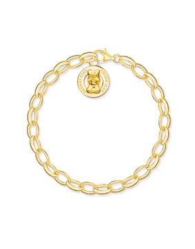 Thomas Sabo Haribo gold-plated charm bracelet with goldbears logo ring rannekoru X0291-413-39