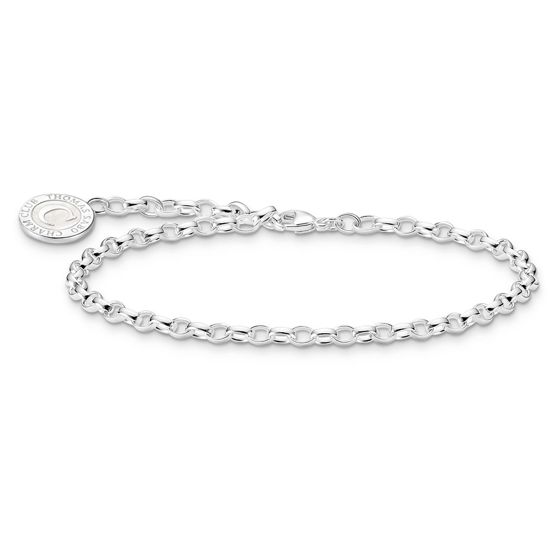 Thomas Sabo Charm Bracelet Diamond 925 Sterling Silver DCX0001-725-14, Sterling Silver, Diamond Thomas Sabo Charm Bracelet Diamond 925 Sterling Silver DCX0001-725-14, Sterling Silver, Diamond